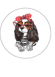Cavalier King Charles 03 Edible Icing Cake Topper or Ribbon