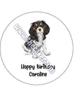 Cavalier King Charles 02 Edible Icing Cake Topper or Ribbon