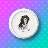 Cavalier King Charles 02 Edible Icing Cake Topper or Ribbon
