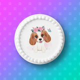Cavalier Spaniel Dog Edible Icing Cake Topper 01