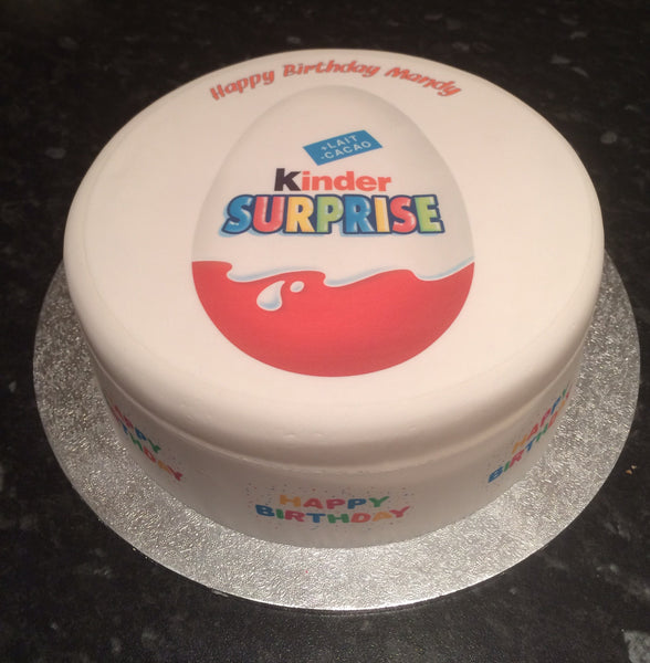 Kinder Egg Edible Icing Cake Topper