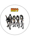 Kiss Edible Icing Cake Topper