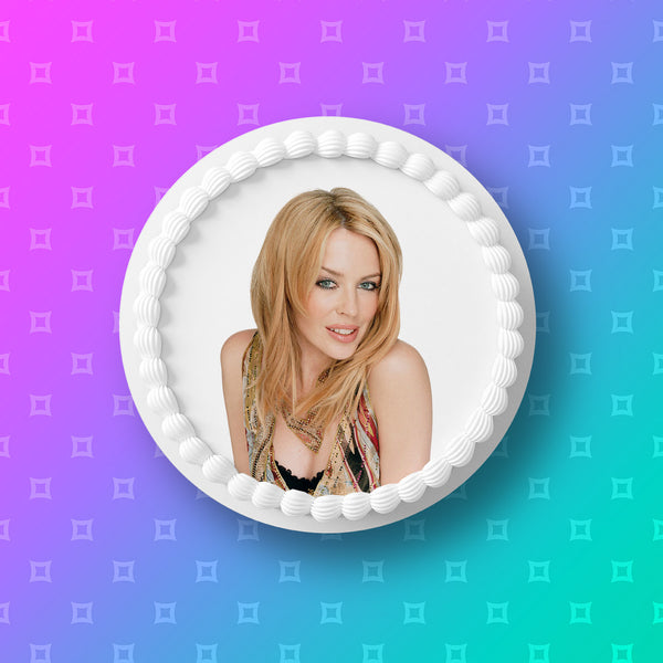 Kylie Minogue Edible Icing Cake Topper 02