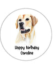 Labrador 02 Edible Icing Cake Topper