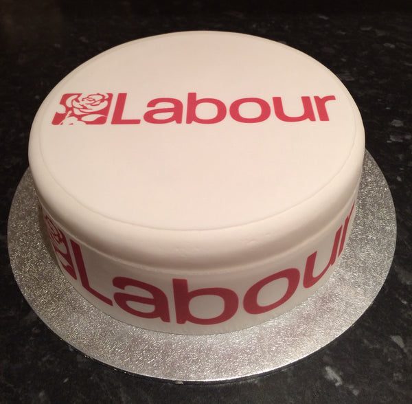 Labour Party Edible Icing Cake Topper