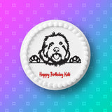 Labradoodle Edible Icing Cake Topper
