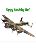 WW2 Lancaster Bomber Plane Edible Icing Cake topper