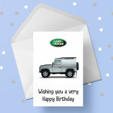 Land Rover Birthday Card 03