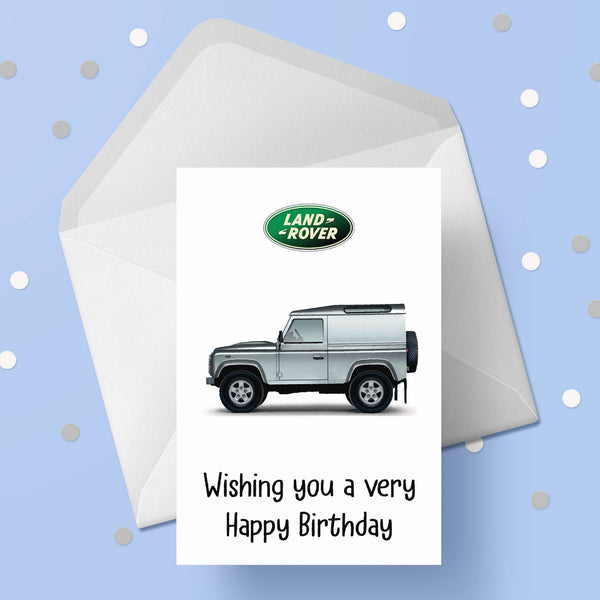 Land Rover Birthday Card 03
