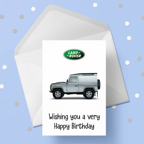 Land Rover 03 Birthday Card