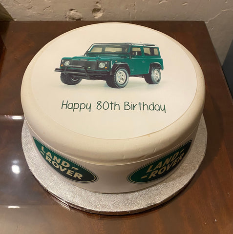 Land Rover 05 Edible Icing Cake Topper