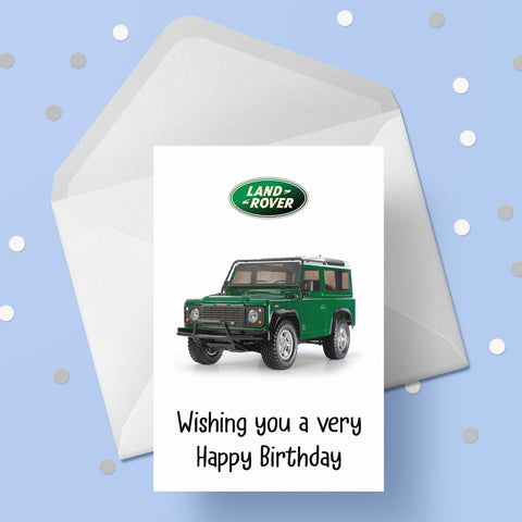 Land Rover 05 Birthday Card