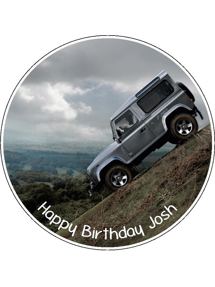 Land Rover 02 Edible Icing Cake Topper – the caker online