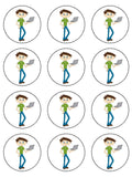 IT Computer Theme Edible Icing Cake Topper 05