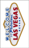 Las Vegas Sign Edible Icing Cake Topper 01