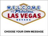 Las Vegas Sign Edible Icing Cake Topper 01
