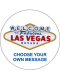Las Vegas Sign Edible Icing Cake Topper 01