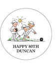 Lawn Bowls Edible Icing Cake Topper 01