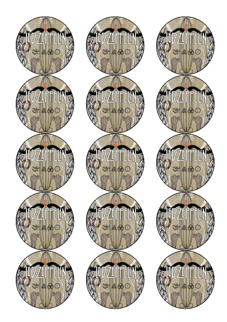 Led Zeppelin 01 Edible Icing Cake Topper – the caker online
