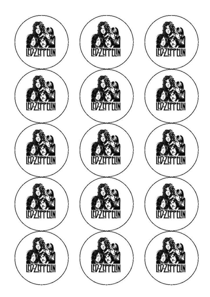 Led Zeppelin 02 Edible Icing Cake Topper – the caker online