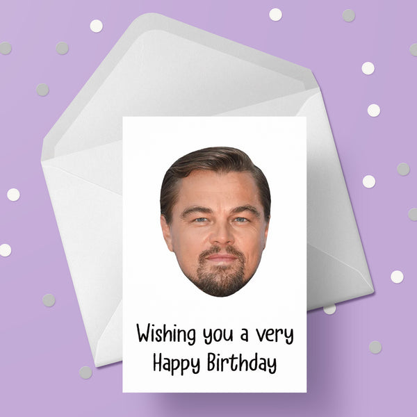 Leonardo DiCaprio Birthday Card 05