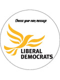 Liberal Democrats Party Edible Icing Cake Topper