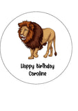 Lion Edible Icing Cake Topper 04