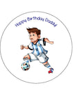 Lionel Messi Edible Icing Cake Topper 01