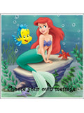 Little Mermaid Edible Icing Cake Topper 01
