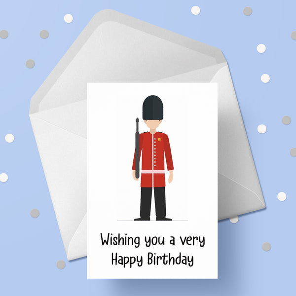 London Guard Birthday Card