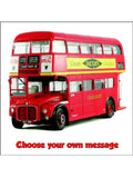 London Red Bus Edible Icing Cake Topper 02