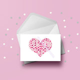 Love Hearts Card 03 - Pretty Pink Heart
