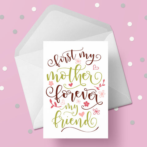 Birthday Card for Mum 01 - Forever my friend