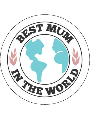 Mother's Day Edible Icing Cake Topper 16