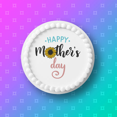 Mother's Day Edible Icing Cake Topper 13