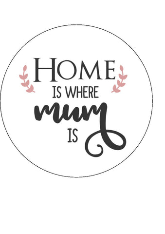 Mother's Day Edible Icing Cake Topper 06