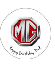 MG Logo Edible Icing Cake Topper