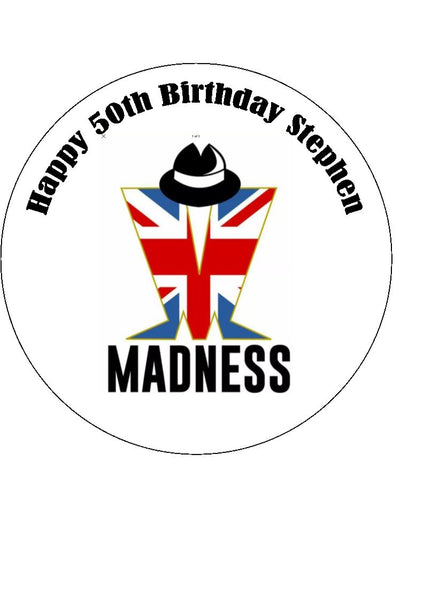 Madness Edible Icing Cake Topper 03