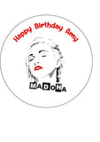 Madonna Edible Icing Cake Topper 04