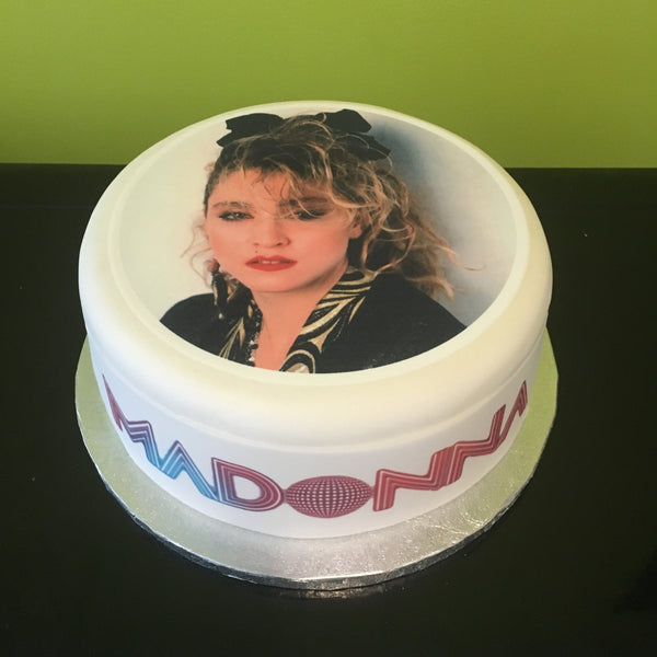 Madonna Edible Icing Cake Topper 01