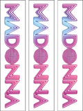 Madonna Edible Icing Cake Topper 01