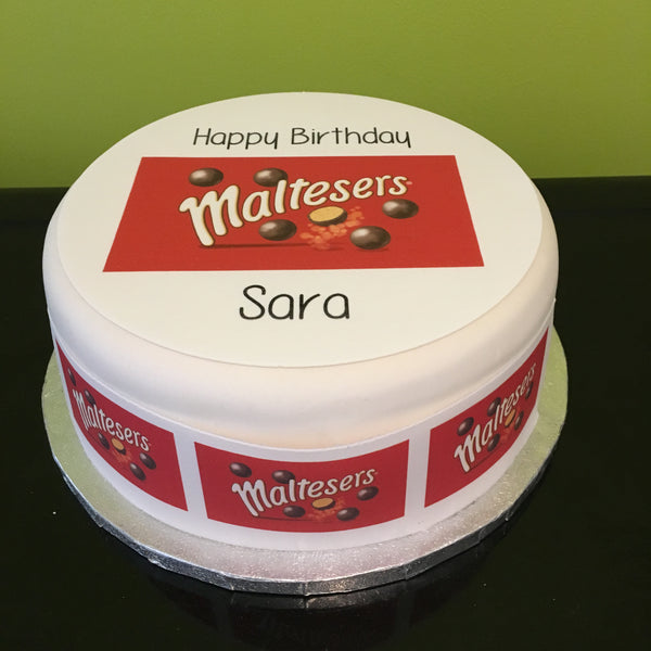 Maltesers Chocolate Edible Icing Cake Topper