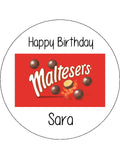 Maltesers Chocolate Edible Icing Cake Topper