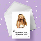 Mariah Carey Birthday Card 01
