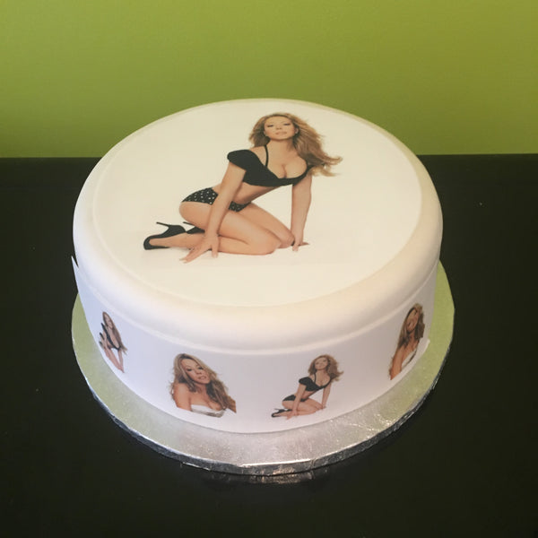 Mariah Carey Edible Icing Cake Topper 02