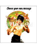 Bruce Lee Edible Icing Cake Topper 01