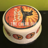 Martial Arts Edible Icing Cake Topper