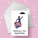 Mary Poppins 02 Birthday Card