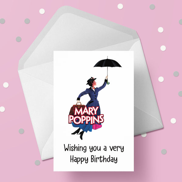 Mary Poppins 02 Birthday Card