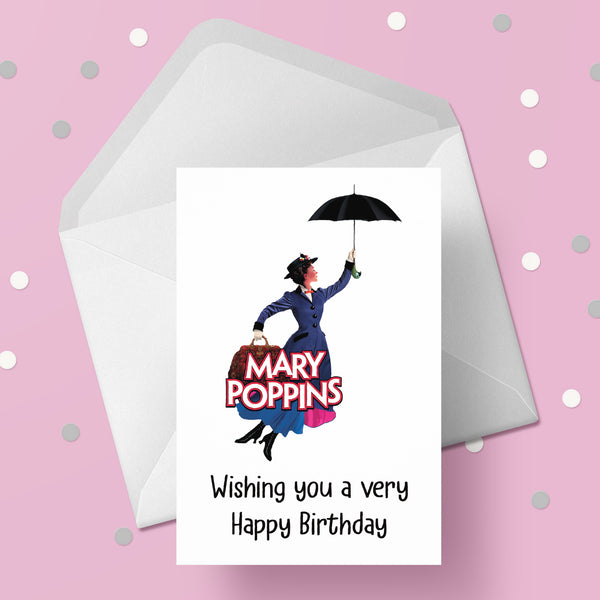 Mary Poppins Birthday Card 02